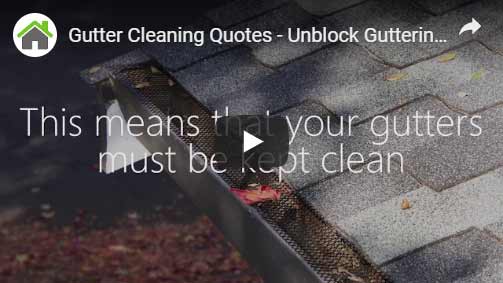 video on cleaning gutters